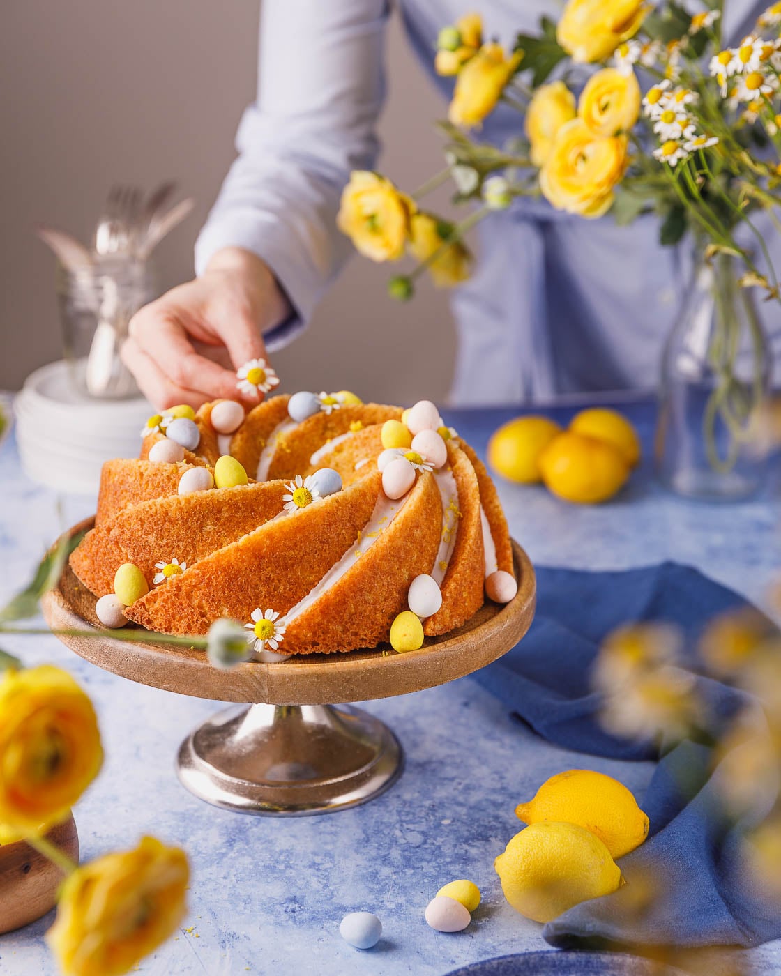 Easter Lemon Bundt Cake Recipe (Easy Spring dessert!)