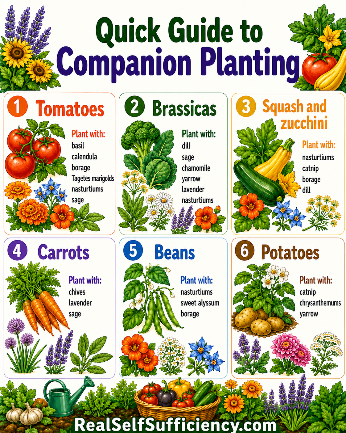Quick guide to companion planting