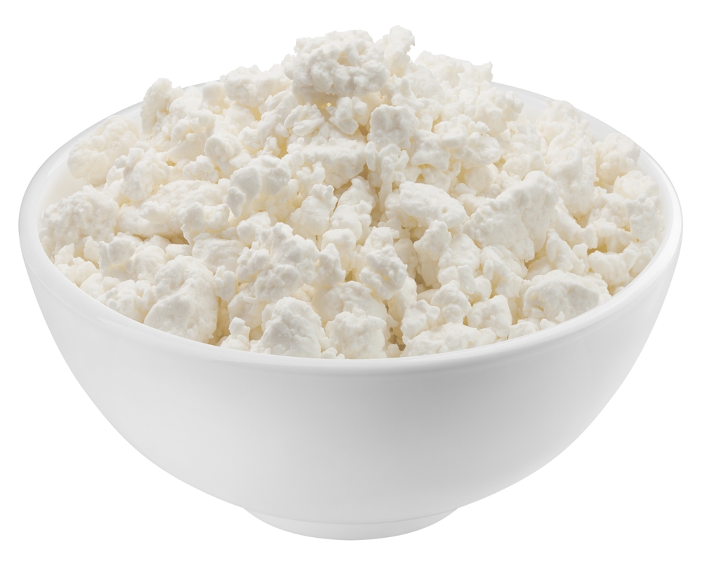 bowl of cottage cheese