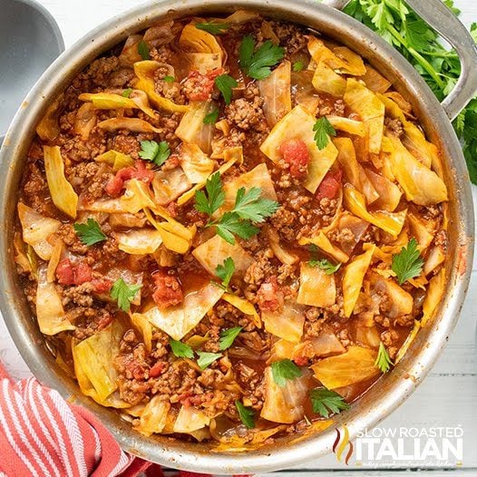 Unstuffed Cabbage Rolls (Easy One Pot Recipe)