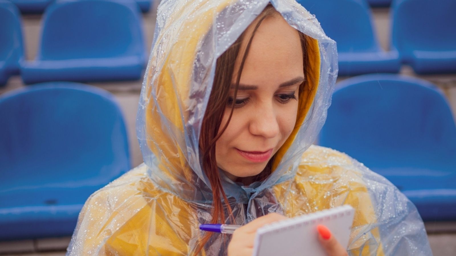 Waterproof notepad and pencil