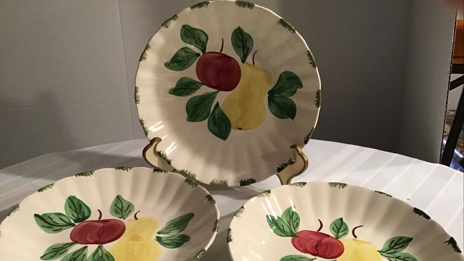 Blue ridge hand painted dinnerware