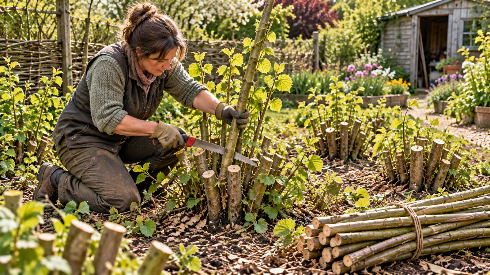 Hazel Coppicing
