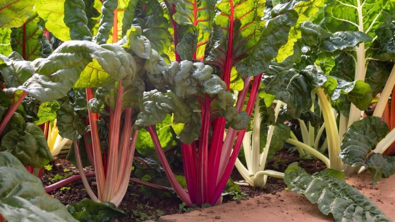 swiss chard growing
