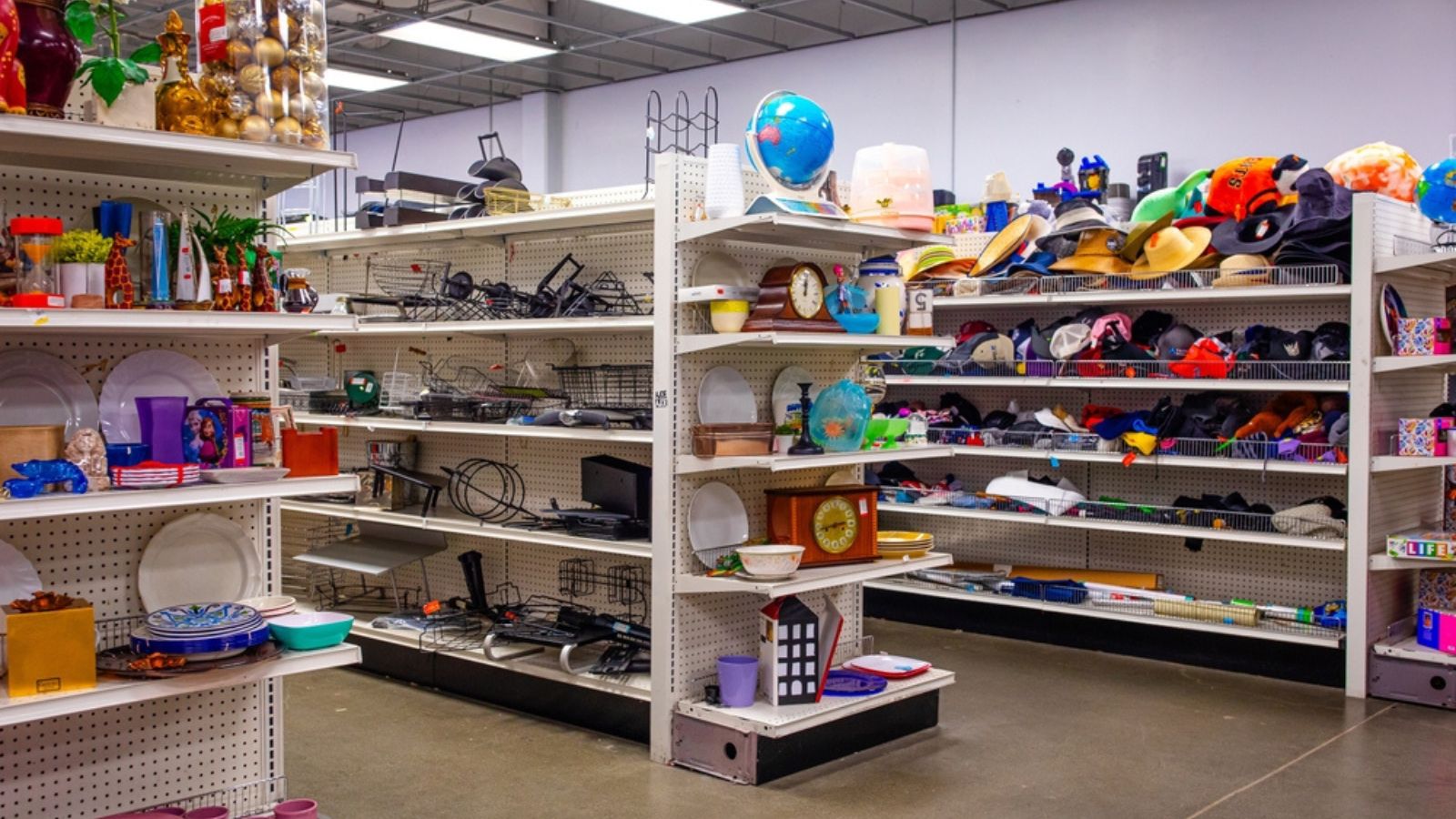 inside thrift store
